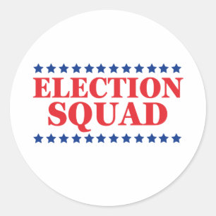 Verkiezingsteam Ronde Sticker