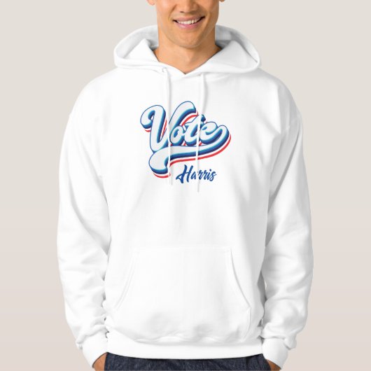 verkiezingstypografie hoodie (Voorkant)