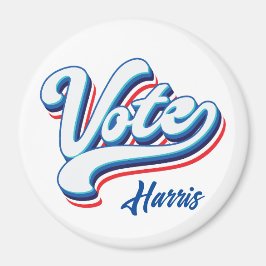 verkiezingstypografie magneet