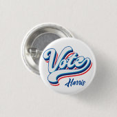 verkiezingstypografie ronde button 3,2 cm (Voorkant /achterkant)