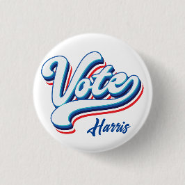 verkiezingstypografie ronde button 3,2 cm