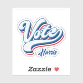verkiezingstypografie sticker
