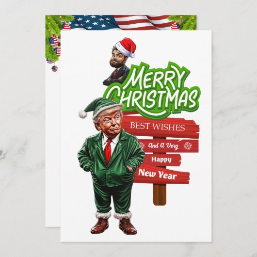 Verkiezingsviering voor de President Kaart (Voorkant / Achterkant)