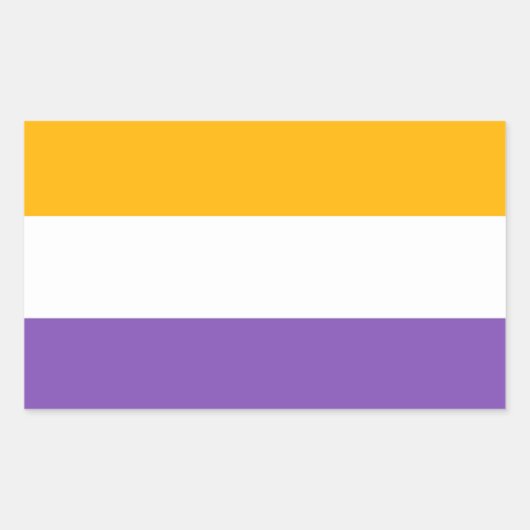 Verkiezingsvlag Vrouwenrechten 19de amendement Rechthoekige Sticker (Voorkant)