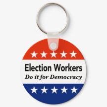 Verkiezingswerkers doen het voor de democratie