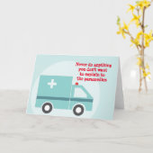 Verklaar aan de paramedici kaart (Gele Bloem)