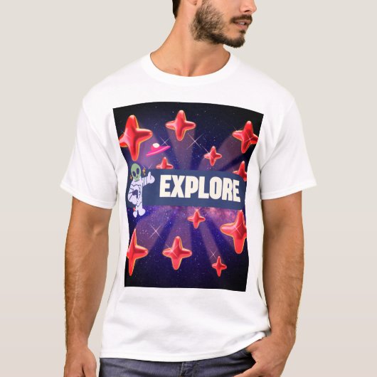 VERKLAAR DE UNIVERSE T-SHIRT (Voorkant)