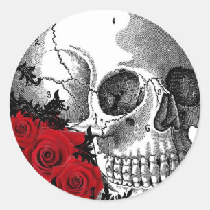 VERKLAAR MET  AFDRUKKING VOOR ROZEN RONDE STICKER