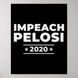 Verklaar Nancy Pelosi schuldig Pro Trump Oneerlijk Poster