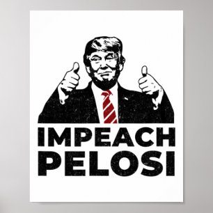 Verklaar Nancy Pelosi schuldig Pro Trump Slinkse S Poster