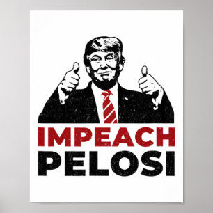 Verklaar Nancy Pelosi schuldig Pro Trump Sluwe Sch Poster