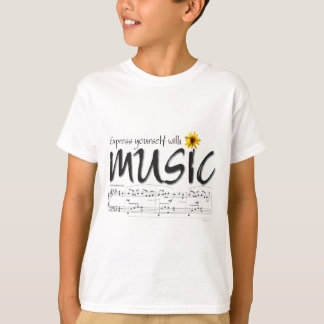 Verklaar uzelf met muziek t-shirt