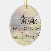 Verklaar uzelf met muziekversiering keramisch ornament (Rechts)