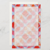 Verklaar van de achtergrond van de ontwerptextuur briefpapier (Voorkant / Achterkant)