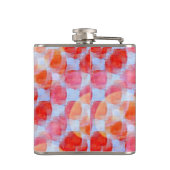 Verklaar van de achtergrond van de ontwerptextuur heupfles (Achterkant)