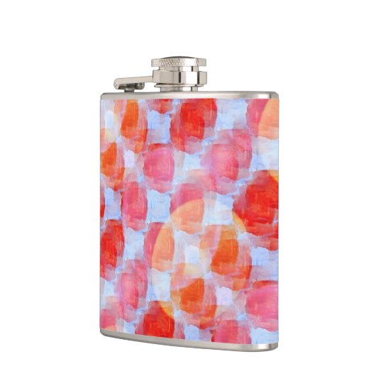 Verklaar van de achtergrond van de ontwerptextuur heupfles (Links)