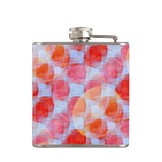 Verklaar van de achtergrond van de ontwerptextuur heupfles (Achterkant)