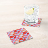 Verklaar van de achtergrond van de ontwerptextuur kartonnen onderzetters (Insitu)