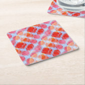 Verklaar van de achtergrond van de ontwerptextuur kartonnen onderzetters (Schuin)