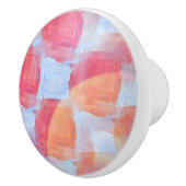 Verklaar van de achtergrond van de ontwerptextuur keramische knop (Rechts)