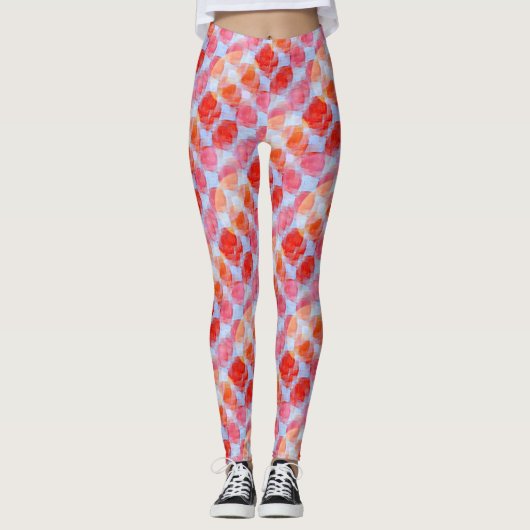 Verklaar van de achtergrond van de ontwerptextuur leggings (Voorkant)