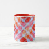 Verklaar van de achtergrond van de ontwerptextuur mok (Midden)