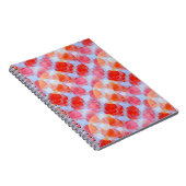 Verklaar van de achtergrond van de ontwerptextuur notitieboek (Rechterzijde)