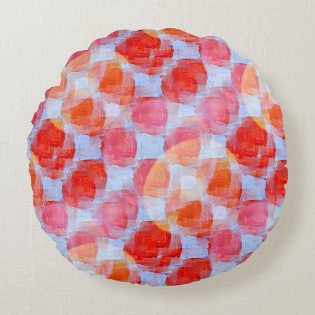 Verklaar van de achtergrond van de ontwerptextuur rond kussen (Voorkant)