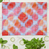 Verklaar van de achtergrond van de ontwerptextuur theedoek (Gevouwen)