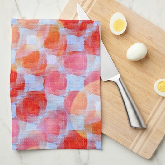 Verklaar van de achtergrond van de ontwerptextuur theedoek (Quarter Fold)