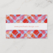 Verklaar van de achtergrond van de ontwerptextuur visitekaartje (Achterkant)