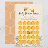 Verklaar wat het Baby shower Bingo de Kaarten van  (Voorkant / Achterkant)