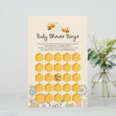 Verklaar wat het Baby shower Bingo de Kaarten van  (Staand voorkant)