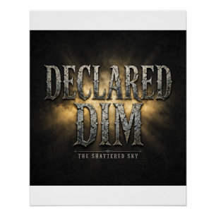 Verklaard Dim — Kunstposter Perfect Poster