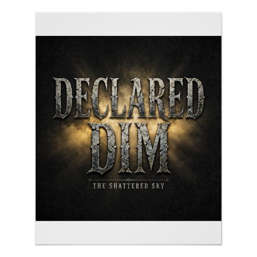 Verklaard Dim — Kunstposter Perfect Poster (Voorkant)