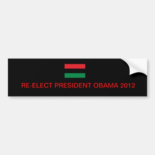 VERKLAART HET PRESIDENT BUMPERSTICKER (Voorkant)