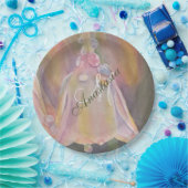 VERKLAP FEestje met MONOGRAM Papieren Bordje (Feest)