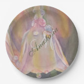 VERKLAP FEestje met MONOGRAM Papieren Bordje (Voorkant)