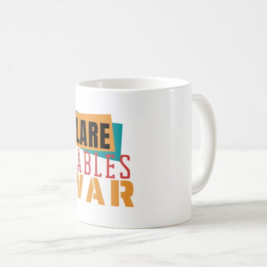 VERKLAREN VARIABELEN NIET WARS-Programmeringspad Koffiemok (Voorkant rechts)