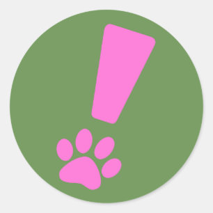 VERKLARING CT PAW! Ronde stickers