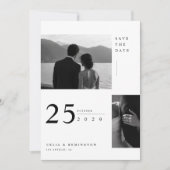 Verklaring Datum Huwelijk Bewaar De Datum Kaart. Save The Date (Voorkant)