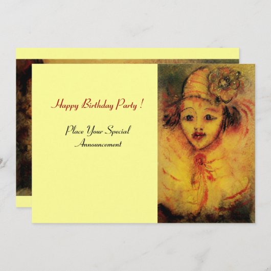 VERKLARING IN GEEL KAART (Voorkant / Achterkant)