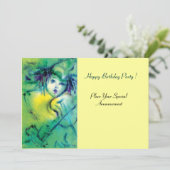 VERKLARING IN GROENE VIOLIENSPLAYER / carnavalsvla Kaart (Staand voorkant)