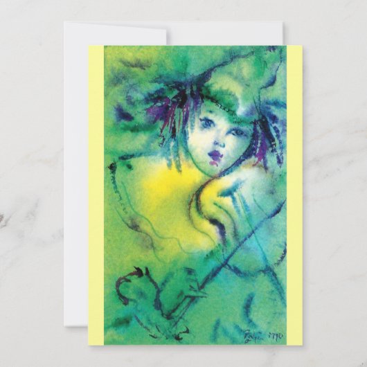 VERKLARING IN GROENE VIOLIENSPLAYER / carnavalsvla Kaart (Achterkant)