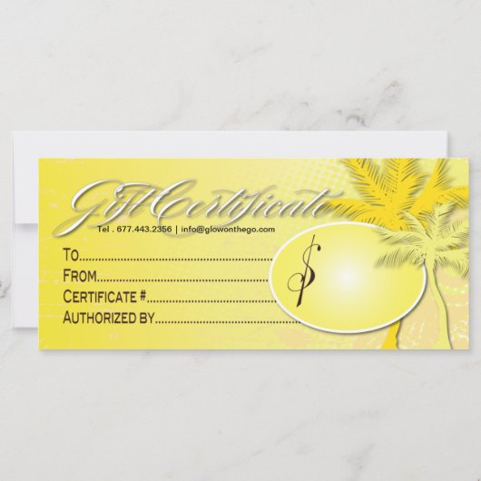 VERKLARING INZAKE SALON GIFT (Achterkant)