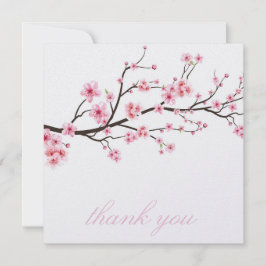 VERKLARING KAART: SAKURA KERSENBLOESEM BEDANKKAART