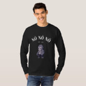 Verklaring Monkey Fun Gorilla Nö Nein Auf garkeine T-shirt (Voorkant volledig)