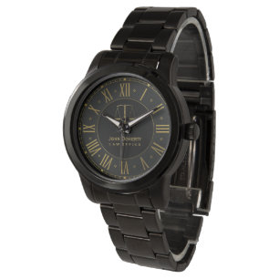 VERKLARING OP WETGEVING  Golden Black  Horloge