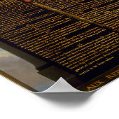 Verklaring - Rechten van het Man en de burger Poster (Hoek)