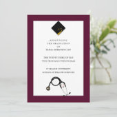 Verklaring van afstuderen verpleegster kaart (Staand voorkant)